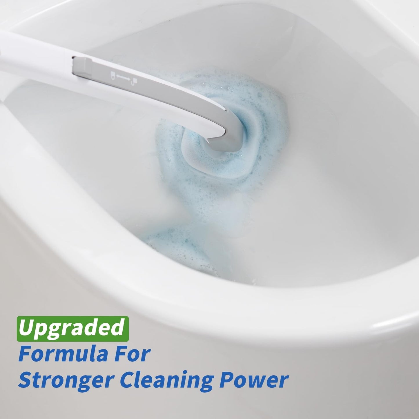 Upgrade Your Cleaning Routine with the Oshang Disposable Toilet Brush Set - Includes Holder and 14 Refills for Effortless Bathroom Hygiene