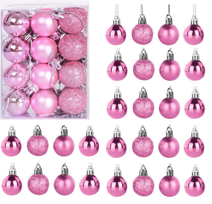 36-Piece Shatterproof Christmas Ornament Set for Tree Decoration - USA