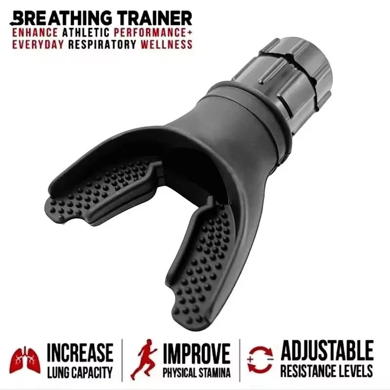 Portable Breathing Trainer with Adjustable Resistance Settings