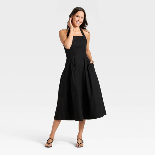 Women'S Midi Halter Dress - a New Day