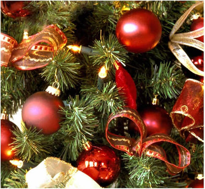36-Piece Shatterproof Christmas Ornament Set for Tree Decoration - USA
