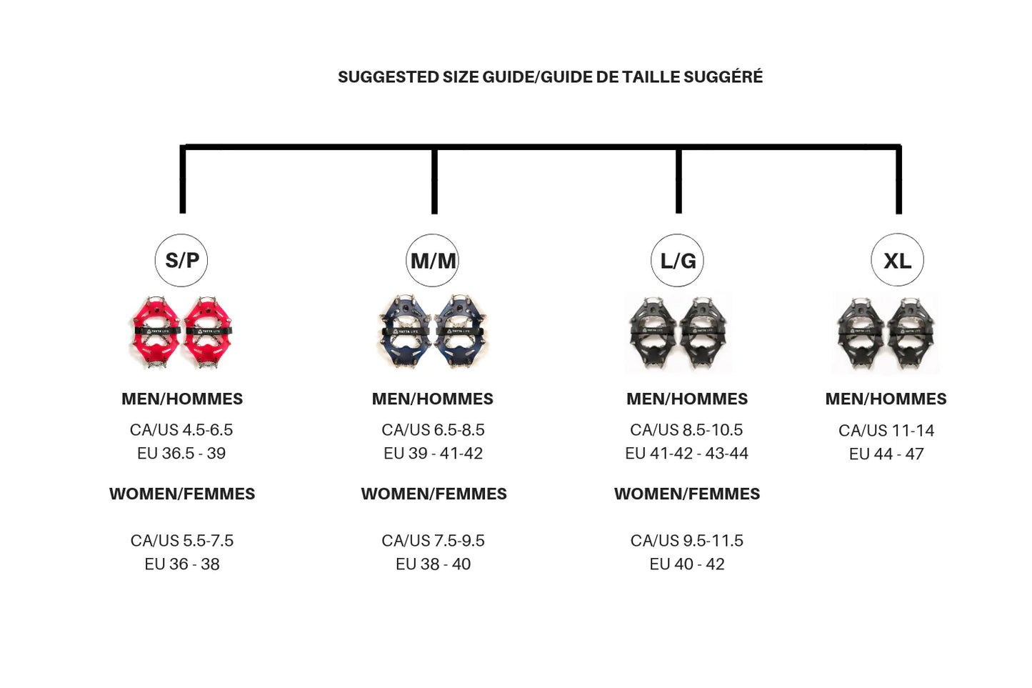 Yatta Life Trail Spikes Crampon Ice Grips