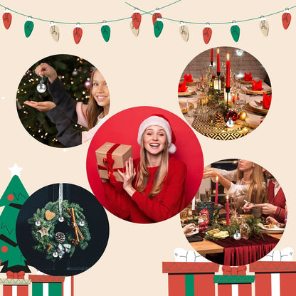 36-Piece Shatterproof Christmas Ornament Set for Tree Decoration - USA