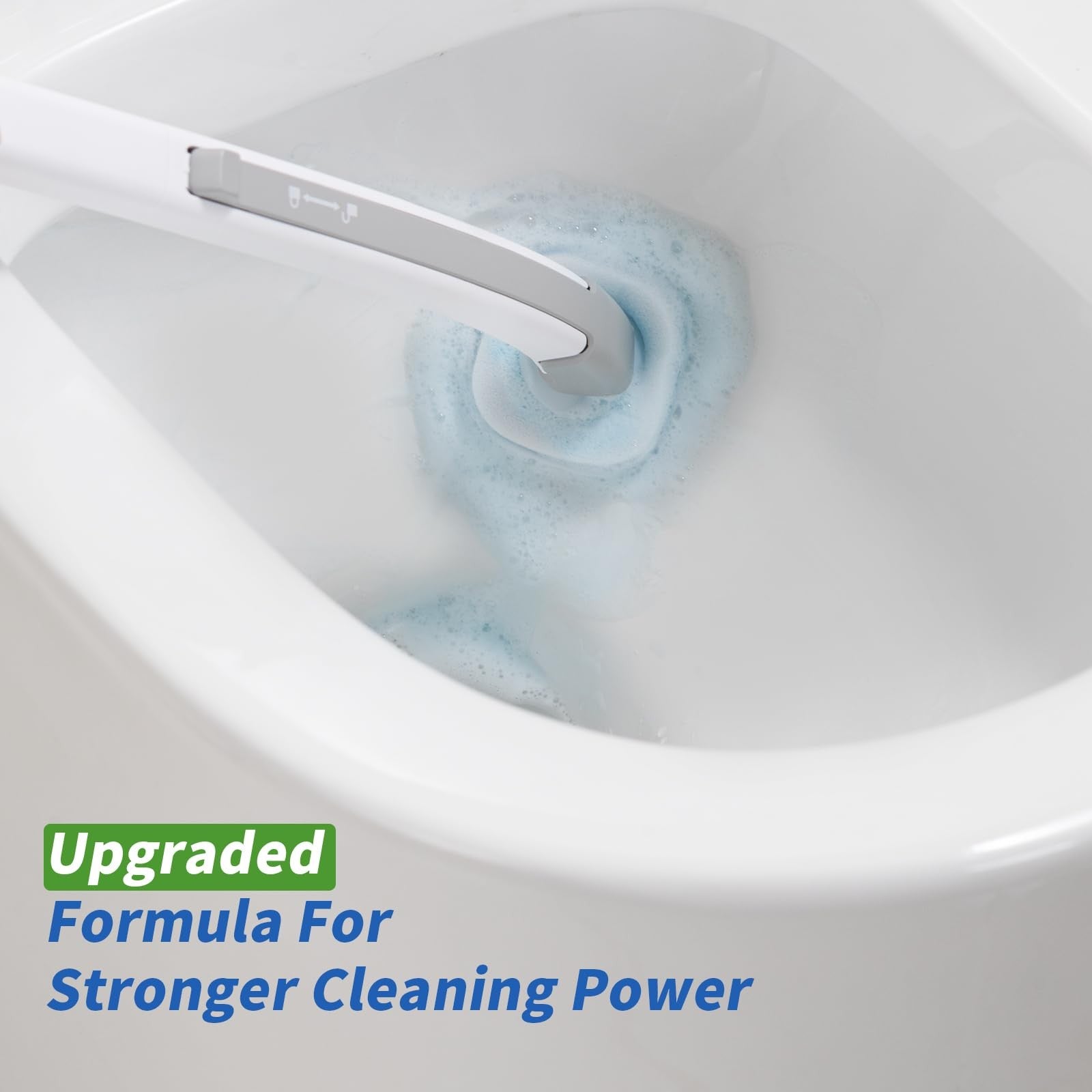 Upgrade Your Cleaning Routine with the Oshang Disposable Toilet Brush Set - Includes Holder and 14 Refills for Effortless Bathroom Hygiene
