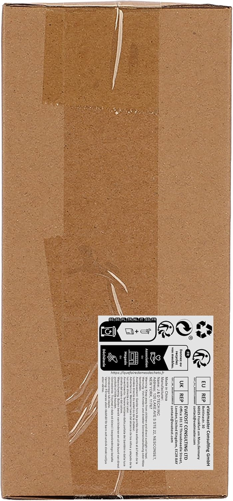 360-Degree Rotatable Makeup Brush Holder Organizer with Lid