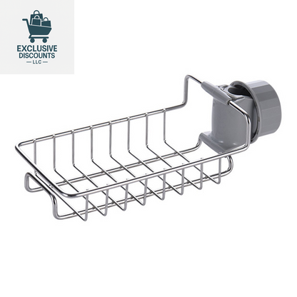 Kitchen Sink Drain Rack and Storage Holder for Sponges, Soap, and Cloths