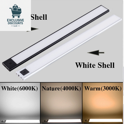 Revolutionize Your Kitchen with the LED Motion Sensor Under-Cabinet Light Strip - USB Rechargeable and Smart!