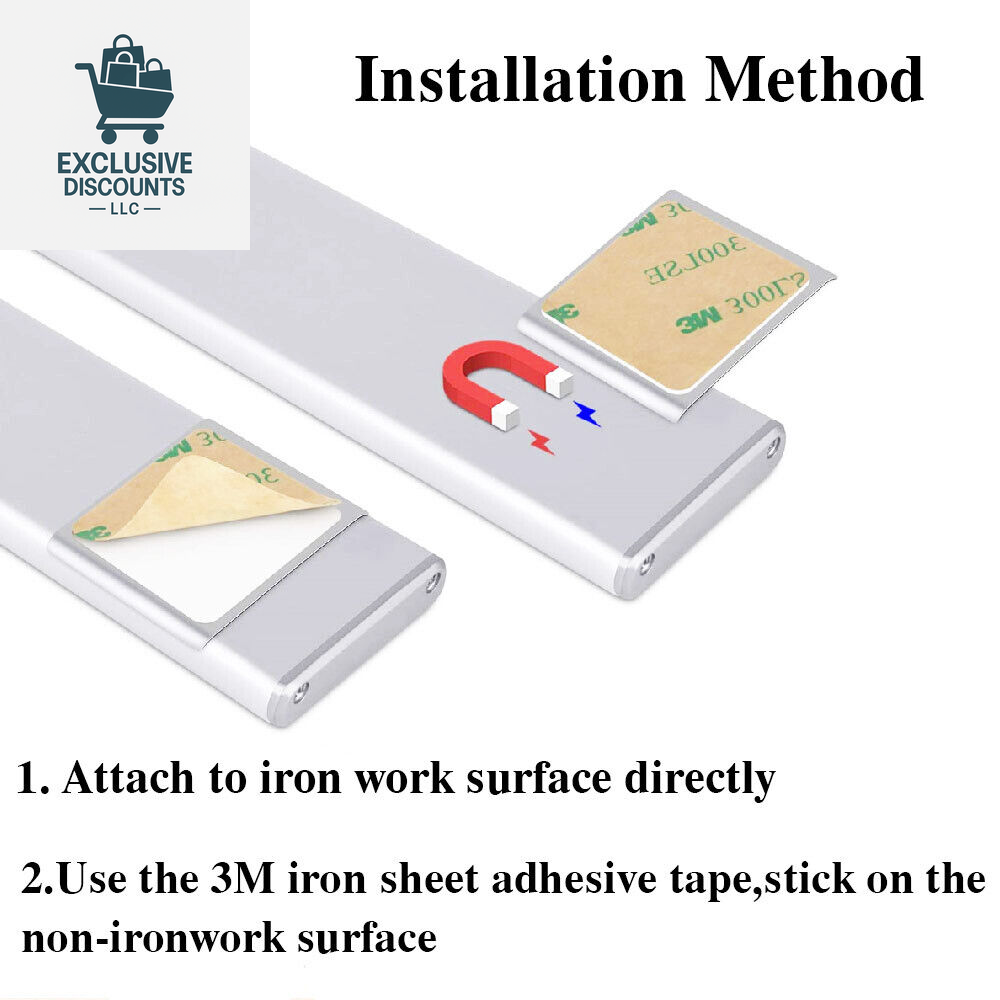 Revolutionize Your Kitchen with the LED Motion Sensor Under-Cabinet Light Strip - USB Rechargeable and Smart!