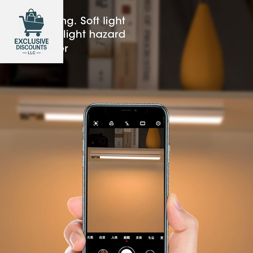 Revolutionize Your Kitchen with the LED Motion Sensor Under-Cabinet Light Strip - USB Rechargeable and Smart!